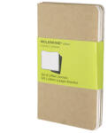 Moleskine QP413 Cahier softcover plain notebook 9x14 cm 3pcs (7500092001)