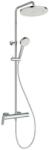 Ideal Standard CeraFlow T25N - Set de duș cu baterie, diametru 26 cm, 2 jeturi, crom A8526AA (A8526AA)