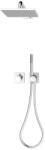 KEUCO IXMO - Set de duș cu termostat încastrat, cu corp, 25x25 cm, crom 59653010802 (59653010802)