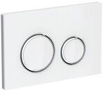 Geberit nyomólap Sigma 21, kétmennyiséges, üveg, fehér/fényes króm (115.884.SI.1)