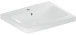Geberit Icon Light mosdó 75x48x5, 5cm, csaplyukkal, túlfolyóval, fehér (501.835.00.1)