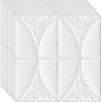 NEXTLY 50 x 3D NEXTLY öntapadós tapéta készlet, modern kivitelű, virágos, falra vagy mennyezetre, vízálló, állítható, erős ragasztó, könnyen felszerelhető, fedőfelület 24, 5 nm, 70x70 cm, kód 83 (s50tpt83mar