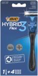 BIC Hybrid Flex 3 férfi borotva, 3 lapát, standard csomag, 4 darab