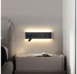 Brilagi Brilagi-LED Aplica de perete cu spot și port USB NOCTIS LED/3W/230V+LED/9W negru (BG3389)