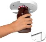 Teno Teno® univerzális tartálynyitó, üvegekhez/palackokhoz/egyéb tartályokhoz, tartós fogakkal, szekrény alá szerelhető, ideális ízületi gyulladásban szenvedők számára, fehér (TENO2070)