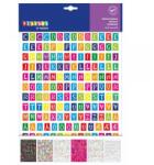 playbox PlayBox: Betűk nagy kreatív matrica szett 1100 db-os