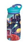 QUOKKA termosz szívószállal, Pop Kids 445 ml, Space