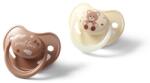 BabyOno Take Care Anatomical Silicone Soothers cumi Night & Day 0-6m 2 db