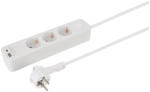  ETM 55.201. 23 elosztó, 3 aljzat, kapcsolós, USB-A, USBC aljzat, 1, 5 m hosszú - scom