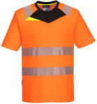 Portwest DX413 DX4 Hi-Vis rövid ujjú pólóing narancs-fekete (DX413OBR5XL)