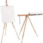 Criando Sevalet Portabil, material lemn de fag, inaltime reglabila 123-182 cm, pentru panze de pana la 112cm, greutate 2kg, culoare natu (SJ_M1) Sevalet