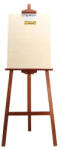 Criando Sevalet pictura, 175 cm, lemn de pin, inaltime reglabila, culoare maro (CRDSEV2_175MARO) Sevalet