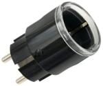 Sonoff Priza inteligenta interior Shelly Wave Plug S, Z-Wave 800, contor energie, 12A 2500W, neagra, IP20 (Shelly Wave Plug S)
