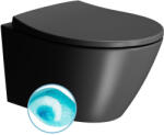 SAPHO GSI MODO SWIRLFLUSH fali WC. 37x52cm. dual-matt fekete