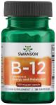 Swanson Vitamin B-12, 500 mcg, 30 capsule, Swanson