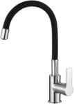 SAPHO AQUALINE LORE mosogató-csaptelep. flexibilis kifolyóval. fekete/króm