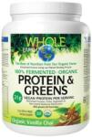 Natural Factors Whole Earth & Sea Fermented Organic Protein & Greens, vanilie, 656 g, Natural Factors