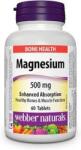 Webber Naturals Magnesium, 500 mg, 60 tablete, Webber Naturals