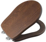 SAPHO KERASAN RETRO WC-ülőke. dió/króm pánt