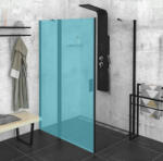 POLYSAN ZOOM LINE BLACK oldalfal, 900mm, transzparent üveg, fekete (ZL3290B)