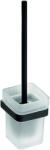 SAPHO BEMETA NERO WC kefetartó. fekete kefével. 93x385x127mm. fekete