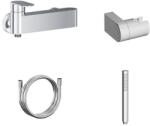RAVAK Chrome fali zuhanycsaptelep szettel, króm CR II 032.00CR CR+S
