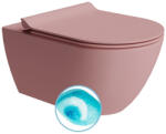SAPHO GSI PURA fali WC. Swirlflush. 36x55cm. dual-matt rózsaszín