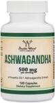 Double Wood Supplements Ashwagandha, 500 mg, 120 capsule, Double Wood (27295 DW)