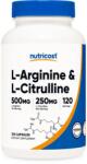 Nutricost L-Arginine & L-Citruline, 120 capsule, Nutricost