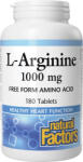 Natural Factors L-Arginine, 1000 mg, 180 tablete, Natural Factors