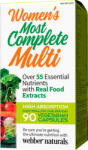 Webber Naturals Women’s Most Complete Multi, 90 capsule, Webber Naturals