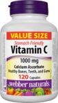 Webber Naturals Vitamin C Calcium Ascorbate, 1000 mg, 120 capsule, Webber Naturals