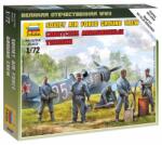 Zvezda Snap Kit фигурки 6187 - Наземен екип на съветските военновъздушни сили (1: 72)