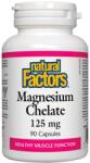 Natural Factors Magnesium Chelate, 125 mg, 90 capsule, Natural Factors