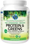 Natural Factors Whole Earth & Sea Fermented Organic Protein & Greens, fără gust, 640 g, Natural Factors