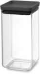 Brabantia Tasty+ Négyszögletes Műanyag Fekete, Átlátszó (122385)