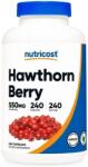 Nutricost Hawthorn Berry, 550 mg, 240 capsule, Nutricost (74940 (507101) NC)