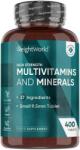 WeightWorld High Strength Multivitamins and Minerals, 400 tablete, Weight World