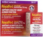 Webber Naturals RoyalRed Krill Oil Plus, 120 capsule gelatinoase moi, Webber Naturals