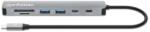 Manhattan Docking Station Manhattan 7-in-1 190442, Gray (190442)