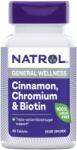 Natrol Cinnamon Chromium & Biotin, 60 tablete, Natrol
