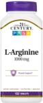 21st Century L-Arginine, 1000 mg, 100 tablete, 21st Century