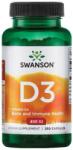 Swanson Vitamin D-3, 400 IU, 250 capsule, Swanson