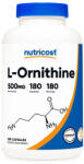 Nutricost L-Ornithine, 500 mg, 180 capsule, Nutricost