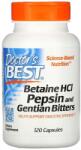 Doctor's Best Betaine HCL Pepsin and Gentian Bitters, 120 capsule, Doctor's Best