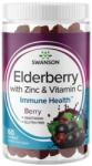 Swanson Elderberry with Zinc & Vitamin C, 60 comprimate masticabile, Swanson