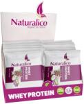 Naturalico Whey Protein, ciocolată albă cu căpșună, 24 pliculețe, Naturalico