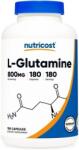 Nutricost L-Glutamine, 800 mg, 180 capsule, Nutricost