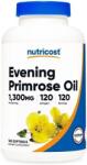 Nutricost Evening Primrose Oil, 1300 mg, 120 capsule gelatinoase moi, Nutricost