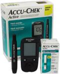 Accu-Chek Set Accu-chek Active Glucometru + Benzi de Test, 10 bucăți